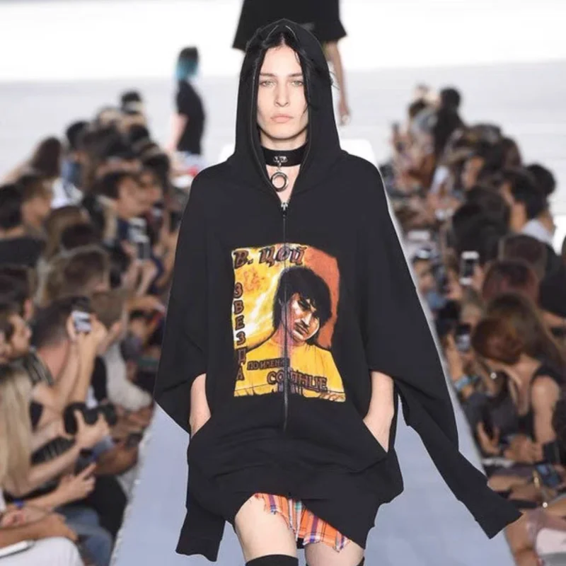 

Новинка 19ss Vtm, толстовки и свитшоты Y2k, Мужская одежда, уличная одежда, женская одежда, Толстовка Оверсайз с графическим принтом, высокое качество
