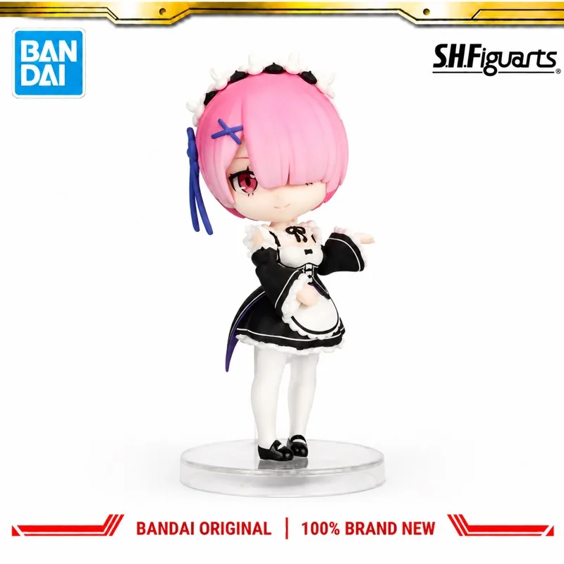 Фото В наличии оригинальная фигурка Bandai Figuarts Re Life In A Different World From Zero Ламу, модель куклы, абсолютно новая в коробке, аниме. №4