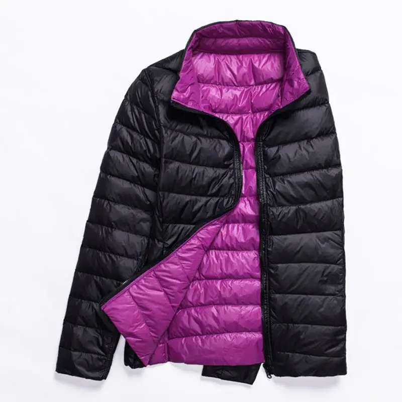 

2022 New Winter Stand Collar Cotton-padded Coat Women 8918