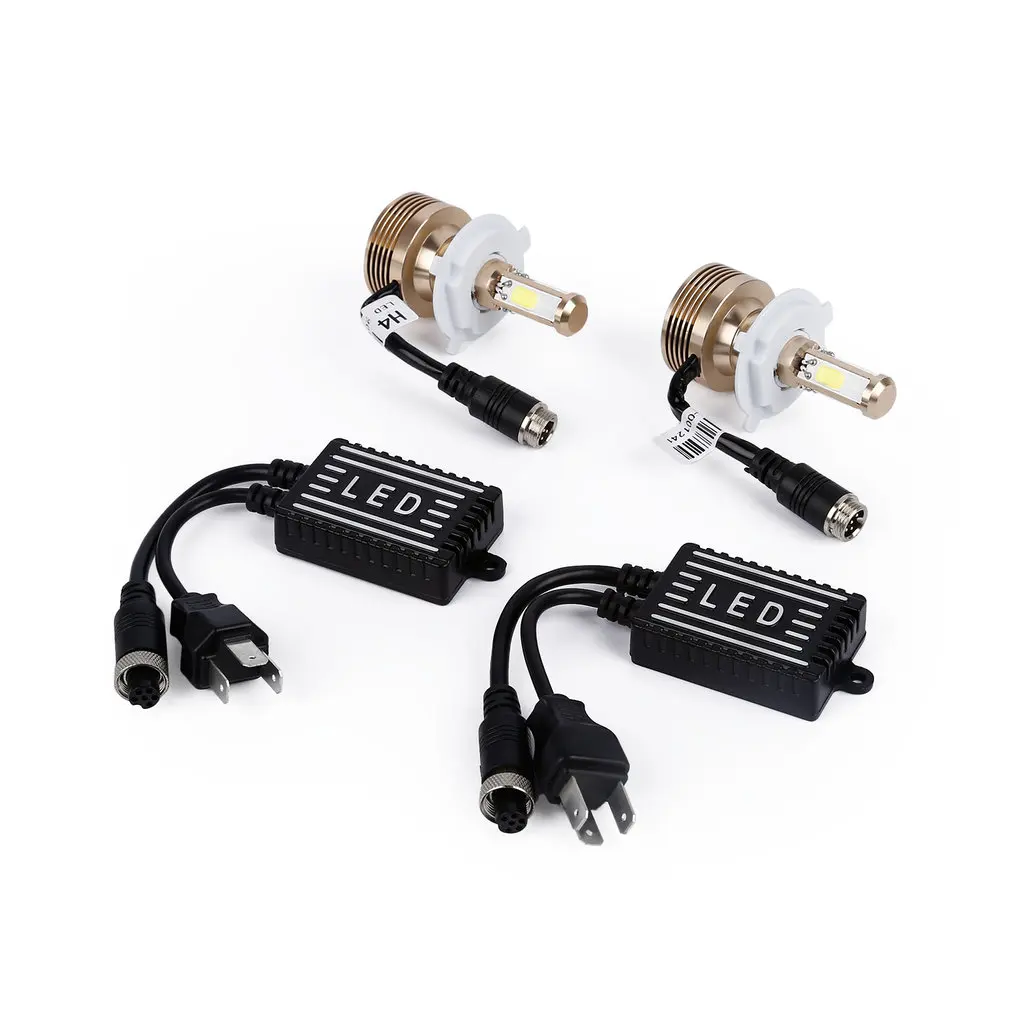 

880 H3 H4 39W Super Bright Led 4 Sides 360degree Fix Light Auto Head Light Bulb Head Lamp Conversion Kit For Vehicles Shakeproof