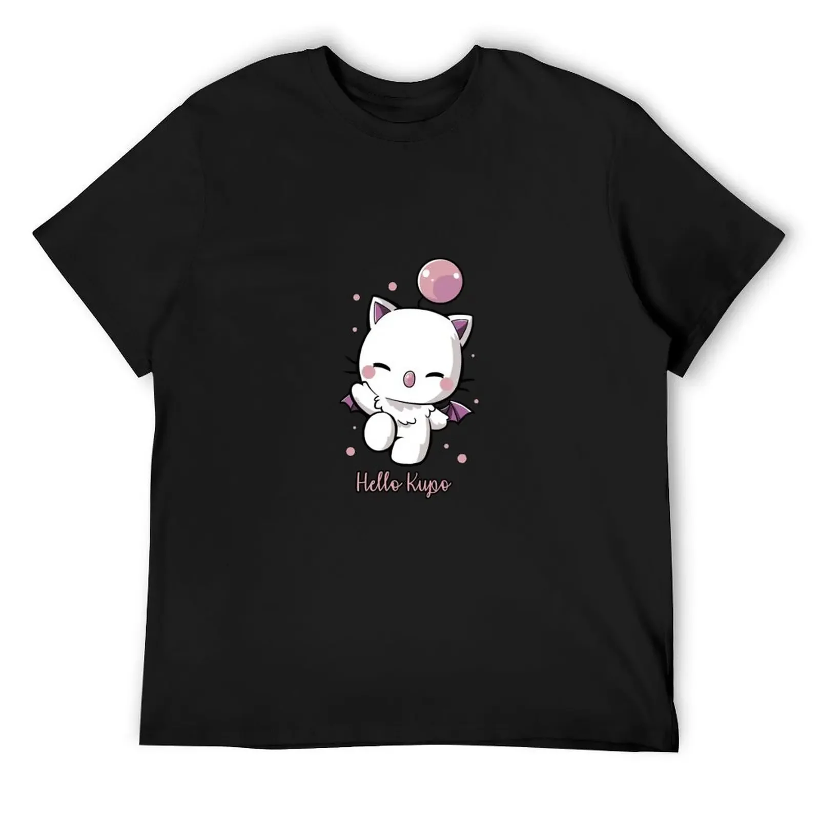 Футболка Hello Kupo корейские модные винтажные футболки мужские с рисунком забавные