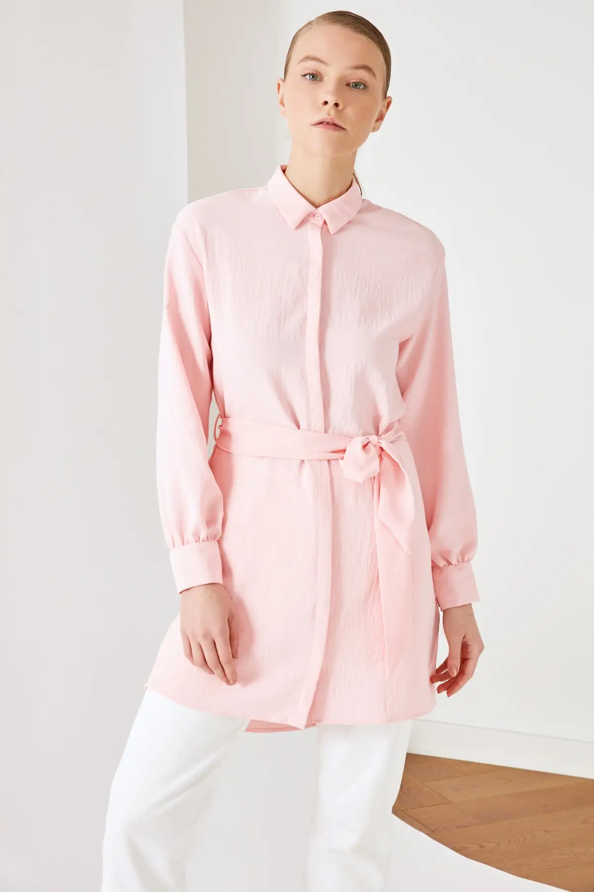 

Trendyol Shirt Collar Tunic TCTSS21TN0049