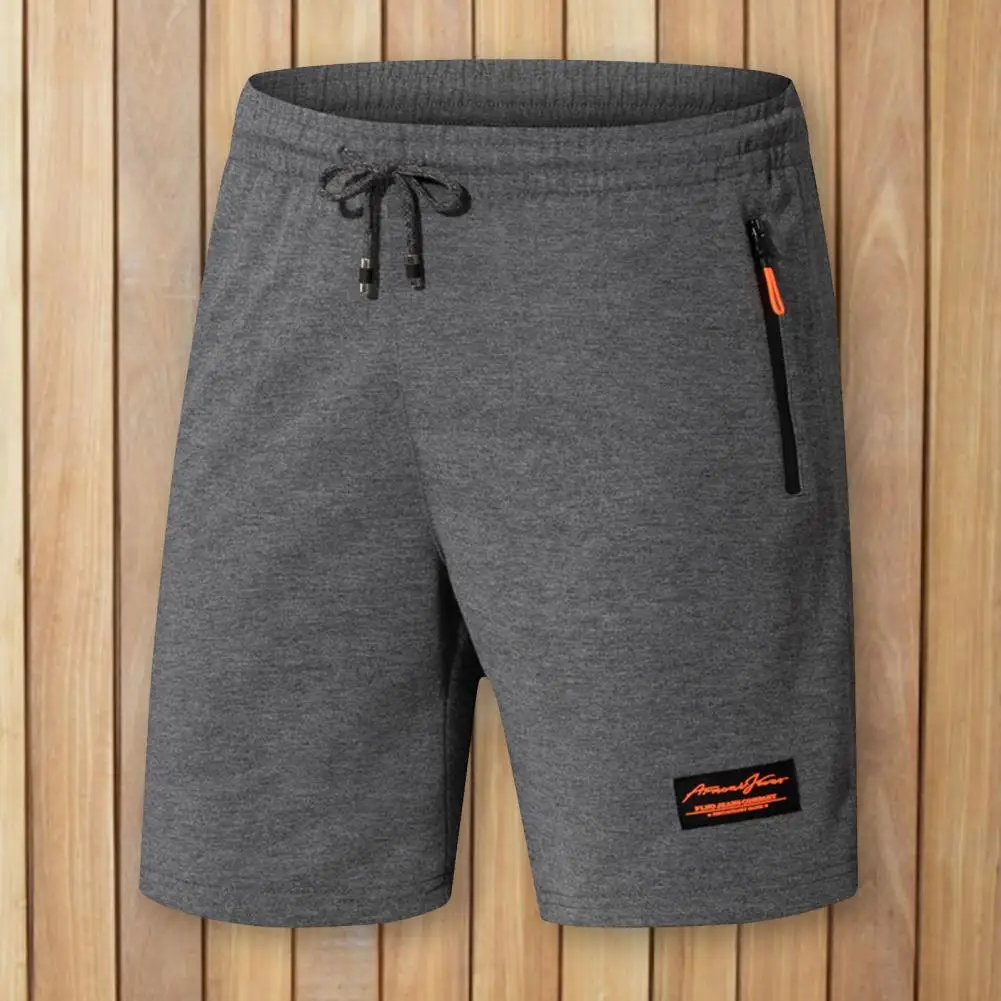 

Trendy Men Shorts Contrast Color Loose Sports Sweat Absorption Summer Shorts