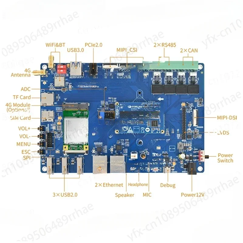 Встроенная макетная плата RK3562J Rockchip Micro внутренняя недорогая основная малой