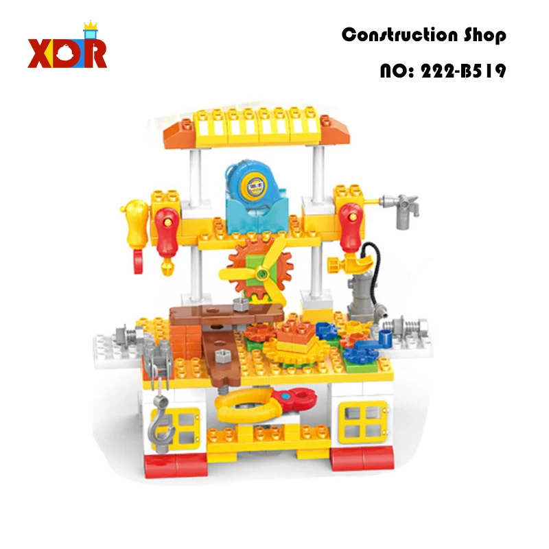 

Childrens Building Blocks Play House Toys Street View Building Blocks Large Particle Building Blocks Assembled In The Kitchen