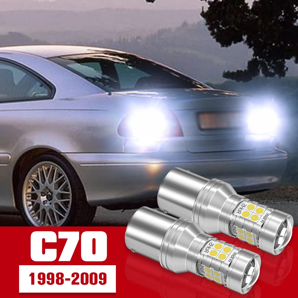 

2pcs Reverse Light Accessories LED Bulb Lamp For Volvo C70 1998-2009 1999 2000 2001 2002 2003 2004 2005 2006 2007 2008