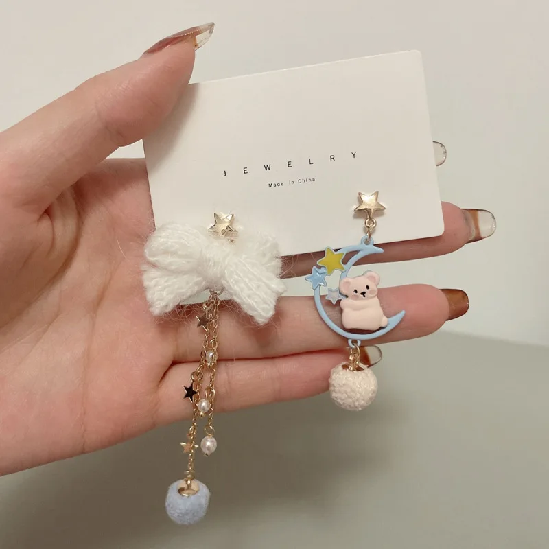 Серебряные серьги ручной работы в виде иглы S925 | Украшения и аксессуары