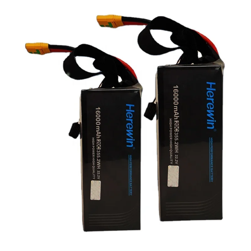 

Перезаряжаемая литий-полимерная батарея для сельскохозяйственного дрона, 30000 мАч, 22,2 в, 14S 20C