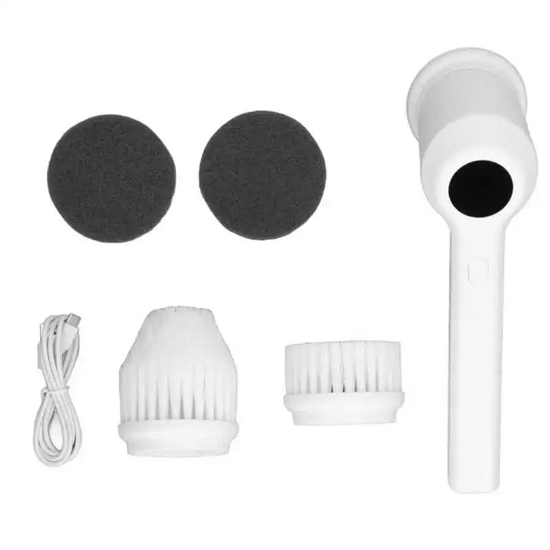 

Handheld Cleaning Brush IPX7 Waterproof Electric Scrubber with 2000mAh Battery for Car Polishing and Waxing