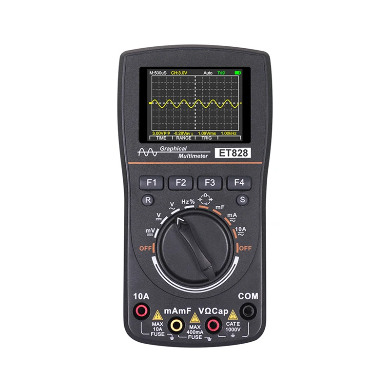 

ET828 2 In 1 High Definition Intelligent Graphical Digital Oscilloscope Multimeter