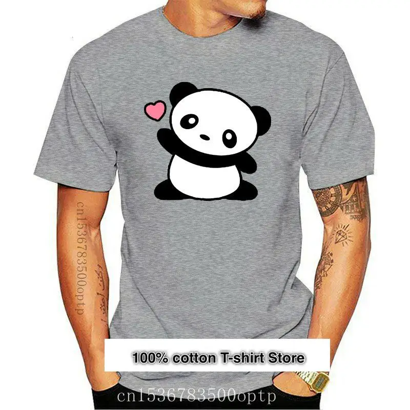

Camiseta de манга corta para hombre y mujer, ropa Kawaii С выносливым пандой, 1