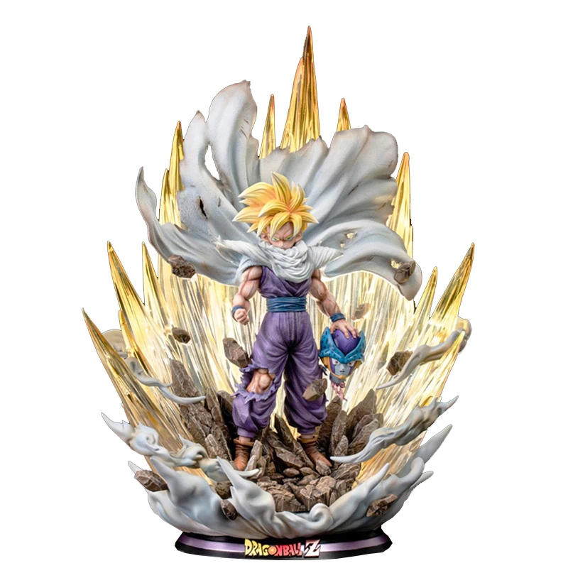 Super Saiyan Figurine Gohan Gk 42cm With Light Pvc Action Figures Collection Model Toys Gifts