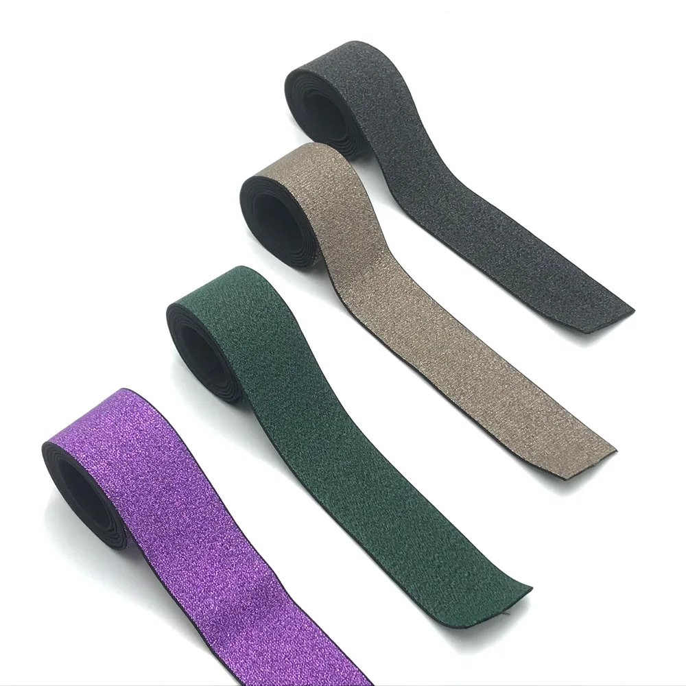 

1 Meter/Lot 40mm Glitter Band Garment Waist Elastic Webbing DIY Apparel Band Bags Strap Sewing Accessories 6 Colors Choose