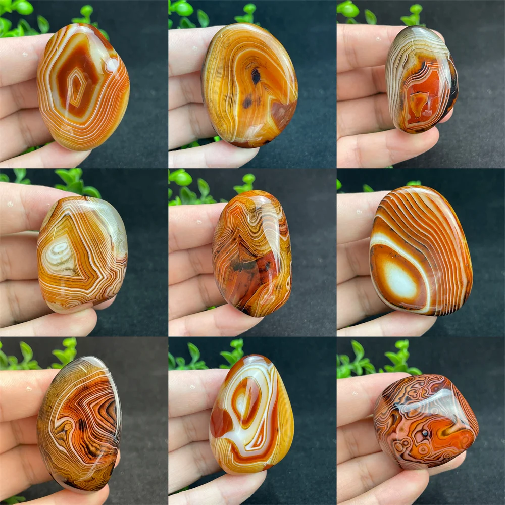 

Natural Smooth Silk Agate Polished Crystal Palm Hand Polished Garden Aquarium Home Decor Gift Witchcraft Sacrifice Gemstore