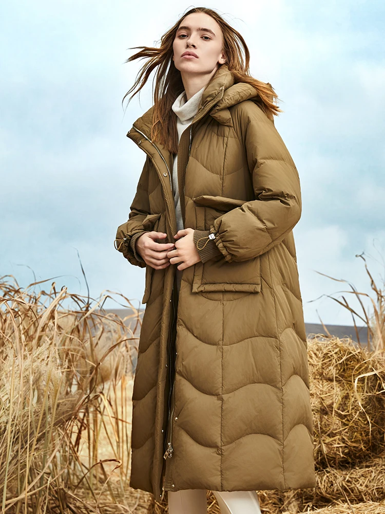 Рисунок 3 - Женская длинная куртка на белом утином пуху