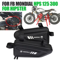 for fb mondial hps 125 hps 300 hipster hps125 hps300 motorcycle accessories side bag fairing tool storage bags triangle bags