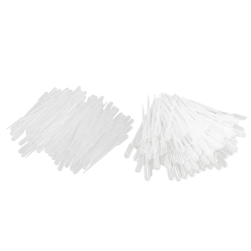 

200Pcs Graduated Pipettes Dropper Polyethylene, 100 Pcs 5Ml & 100Pcs 1Ml