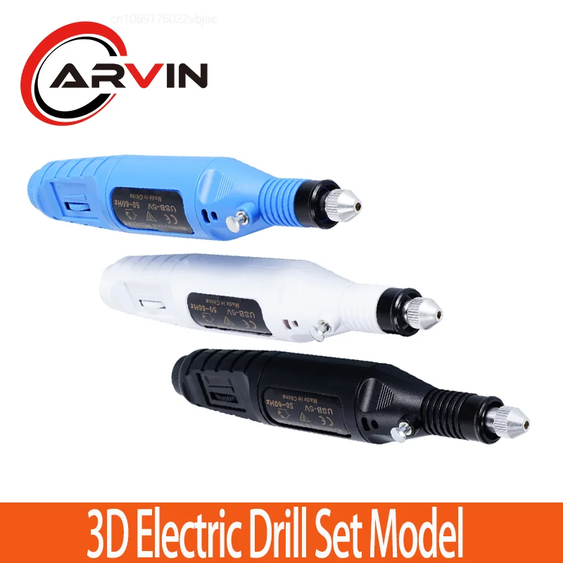 

3D Printer Electric Drill Set Model DIY Mini Electric Sander Model Cleaning Dril Pen for Crystal Nails Polishing Grinding Tool
