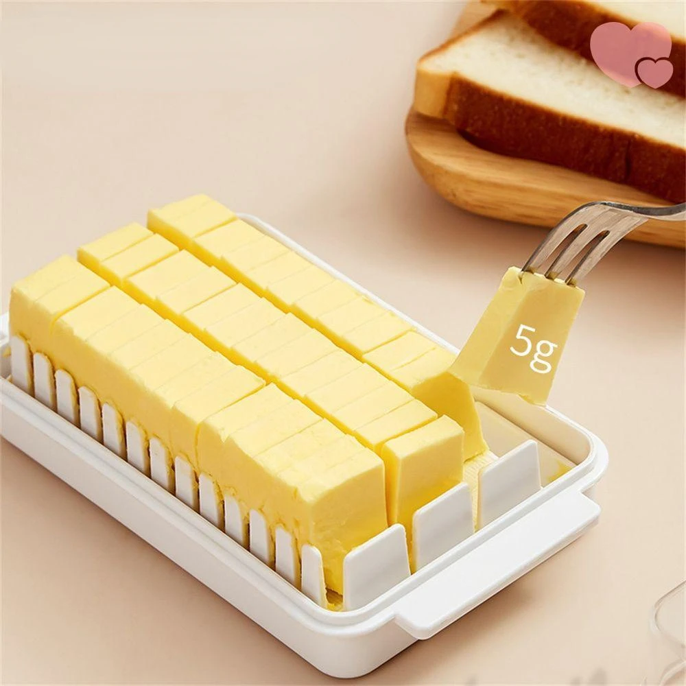 

Butter Storage Box Kitchen Accessories Cheese Tools Butter Cutting Breakfast with Lid Cheese Eco-Friendly Fresh-Keeping Box
