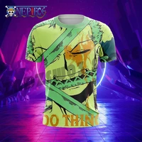 2022 summer mens t shirt harajuku style anime one piece zoro luffy printed shirts street party family travel t shirt hot sale