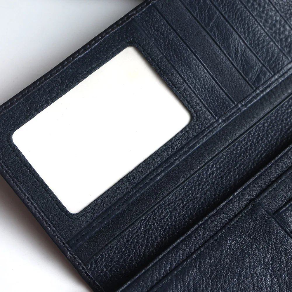 Мужской кошелек из натуральной кожи с буквами на заказ роскошный деловой