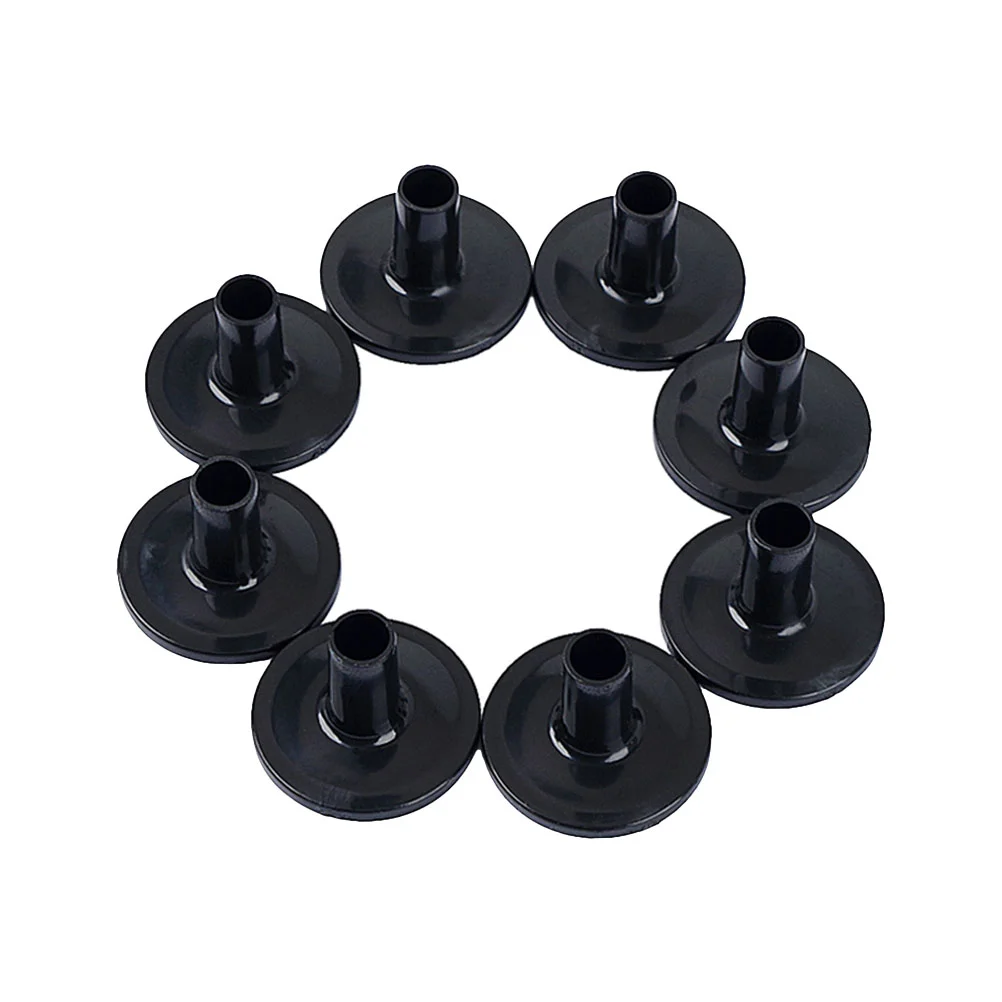 

8pcs Cymbal Stand Sleeves Drum Sleeve Plastic Felt Sleeve Set Drum Accessories