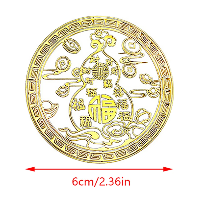 Металлическая Тыква от двери до наклейки счастливое богатство дом фэн-шуй