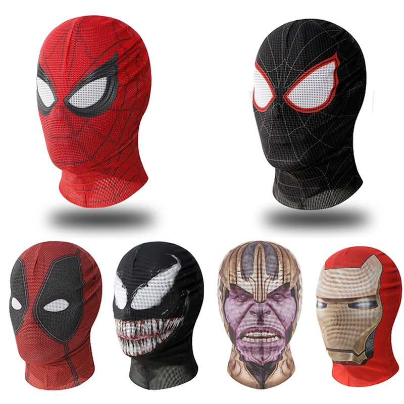 Воздухопроницаемая маска для головных уборов Marvel Legends из аниме Мстители Веном