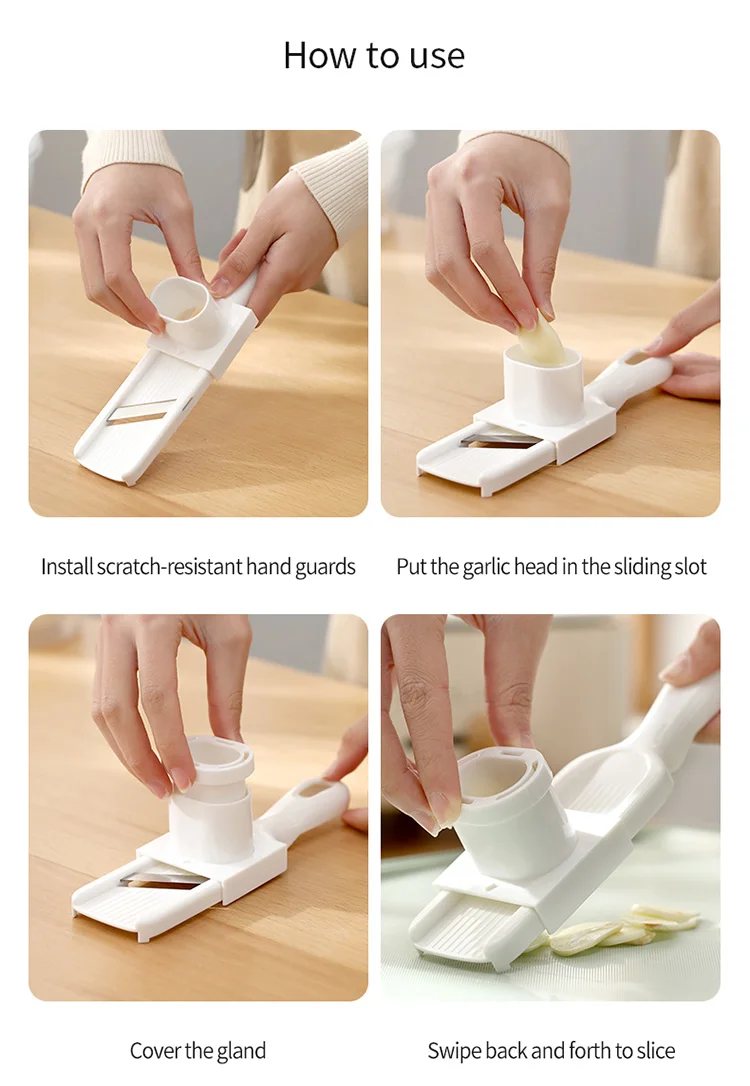 

Xiaomi Youpin Multifunctional Slicer Manual Slicing Garlic Grinder Double Sided Vegetable Cutter