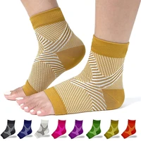 2pcs ankle compression brace sleeves foot socks foot arch support for plantar fasciitis heel pain achilles tendonitis relief