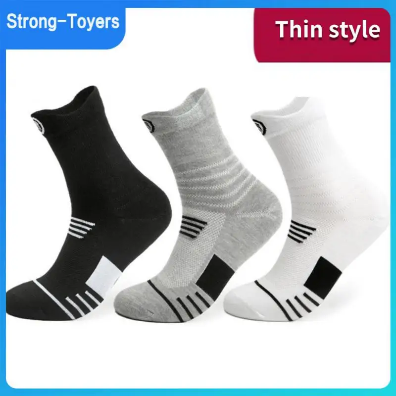 

Высокая износостойкость. Спортивные носки с эластичными манжетами, удобные и не обтягивающие баскетбольные Носки, цветные стабилизирующие носки