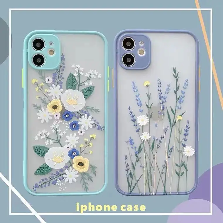 

Trend Anti-fall Small Flower Soft Plastic Fashion Mobile Phone Case All-inclusive Protective Cover For iPhone13 12 11 Pro Max X