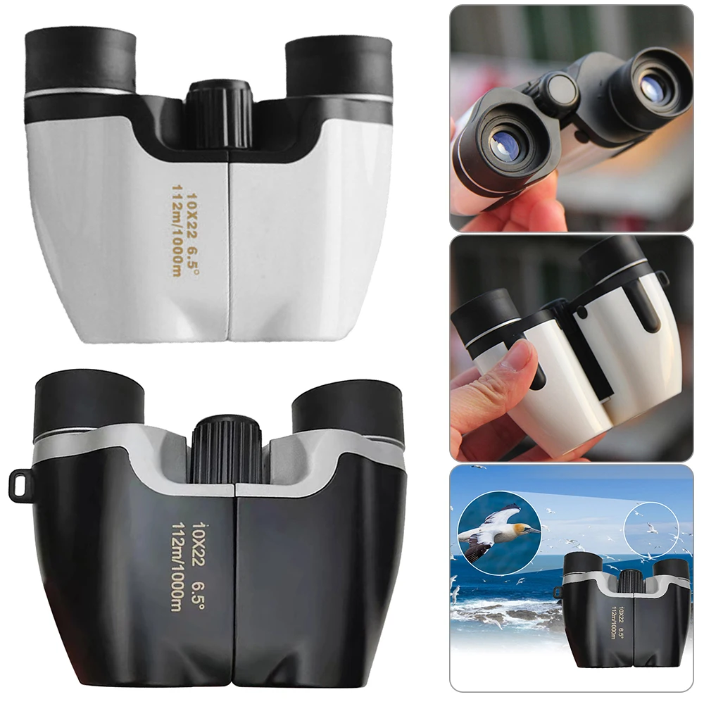 

Портативный бинокль 10X22, мощный HD детский телескоп с призмой, большой дальности действия, для спорта, отдыха на открытом воздухе, кемпинга, п...