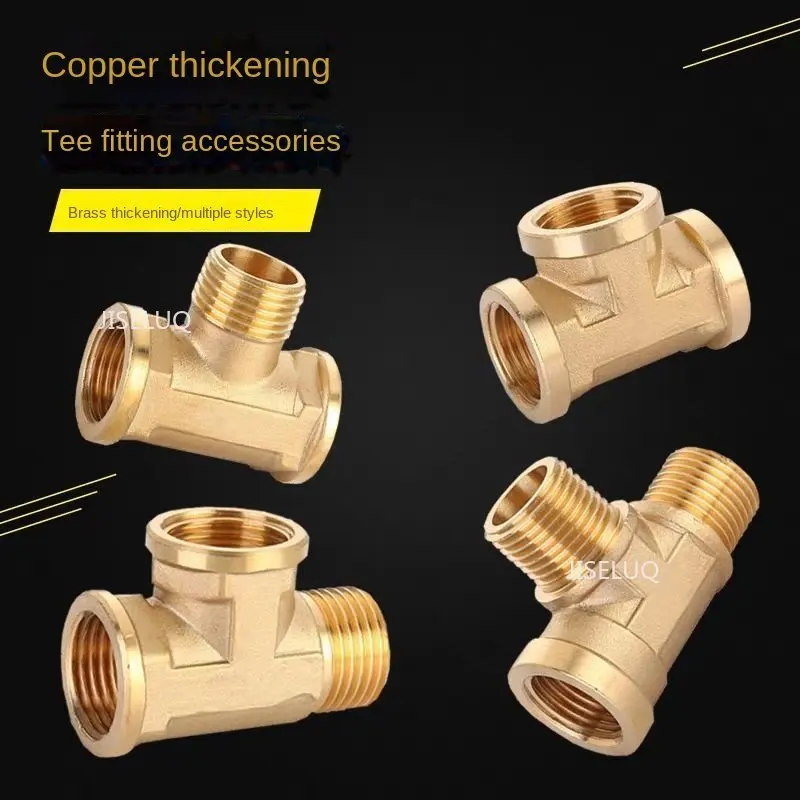 

Фитинги из меди с наружной резьбой, 3 направления, 1/8 дюйма, 1/4 дюйма, 3/8 дюйма, 1/2 дюйма, BSP, адаптер для воды, масла, газа, тройник, тип латунного фитинга для труб