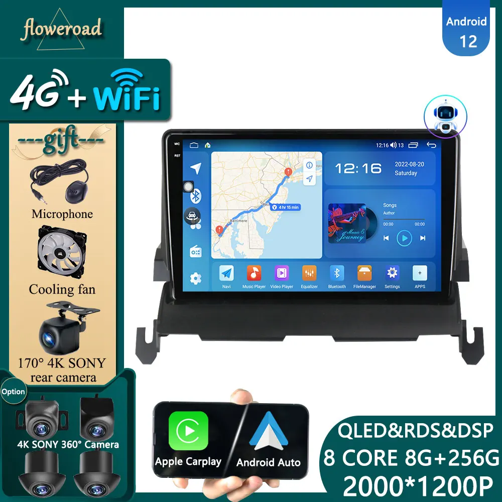 

AI Voice 2 din Android Auto For Dodge Journey 2009-2012 Car Autoradio Multimedia Player Navigation GPS BT Carplay Blurtooth QLED