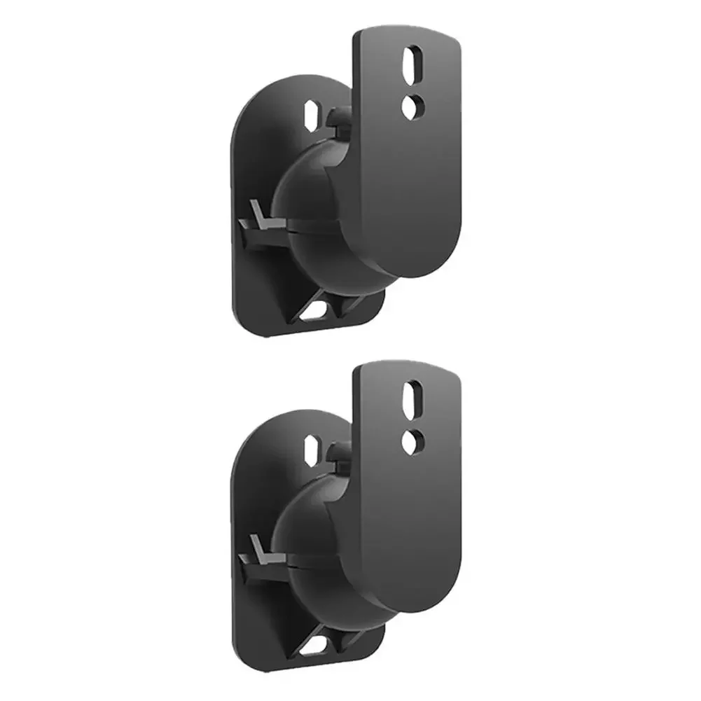 

2pcs Universal 5KG Black ABS 180 Degrees Rotation Wall Mounted Bracket For Bluetooth Speaker Box Stands And Loudspeaker Box