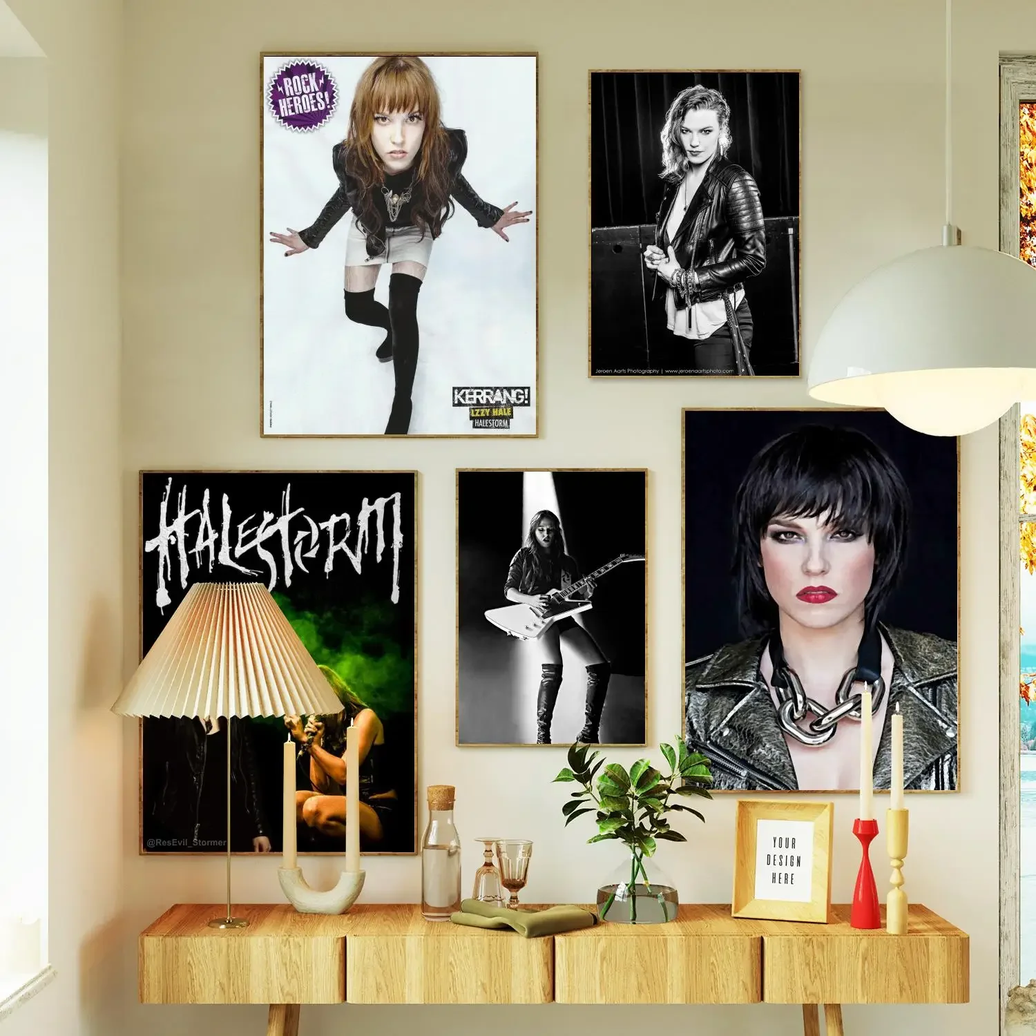 Lzzy Hale плакат принты настенная живопись на холсте для современной семьи гостиная