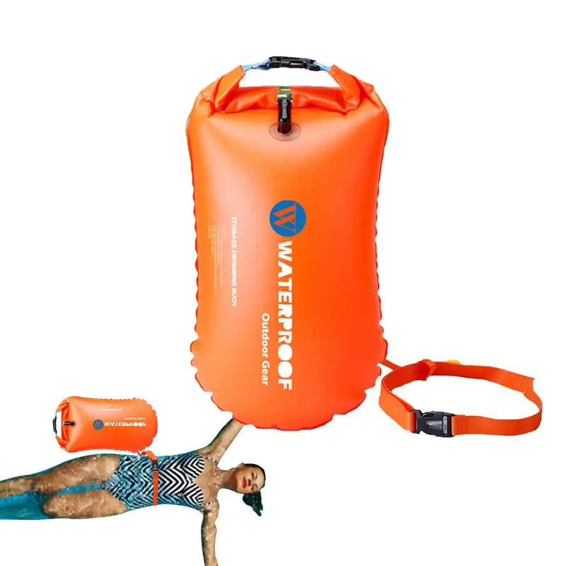 

Swim Buoy Waterproof PVC Outdoor Inflatable Safety Flotation Swimming Bubble UltraLight And Easy To Use