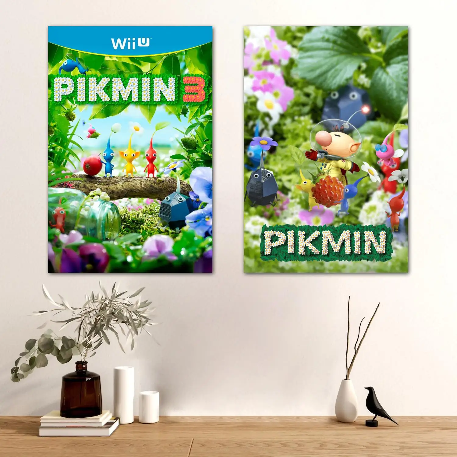 Роскошный постер Pikmin 3 высокого качества, настенное искусство, искусство на холсте, персонализированный подарок, современная картина для семейной спальни