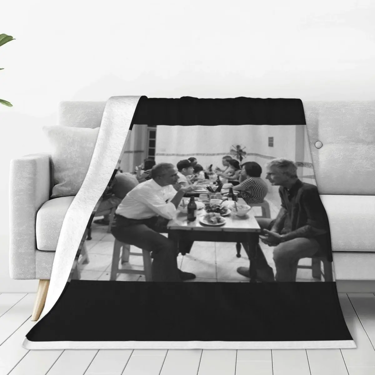 Одеяло с президентом Барак Обамой Энтони берданом покрывало на кровать мягкое