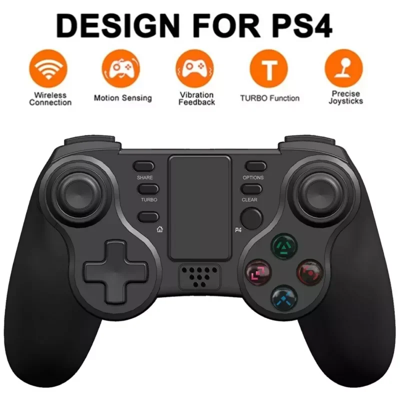 

Wireless Gamepad Controller for Playstation4 Dual Vibration Shock Joystick For /PS3/ Ergonomic design Gamepads