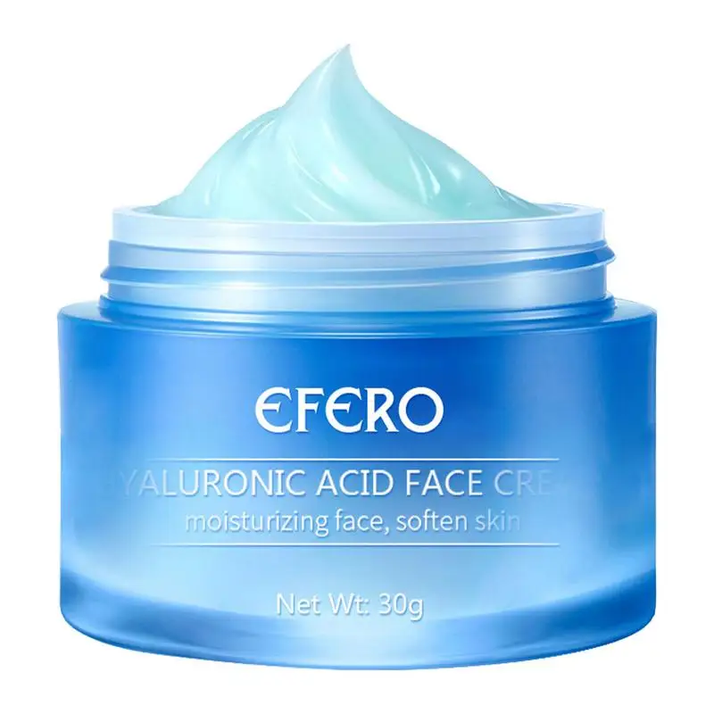 

Крем с гиалуроновой кислотой Антивозрастные свойства для разглаживания тонких линий лица и морщин, увлажняющий крем для сухой кожи, без масла