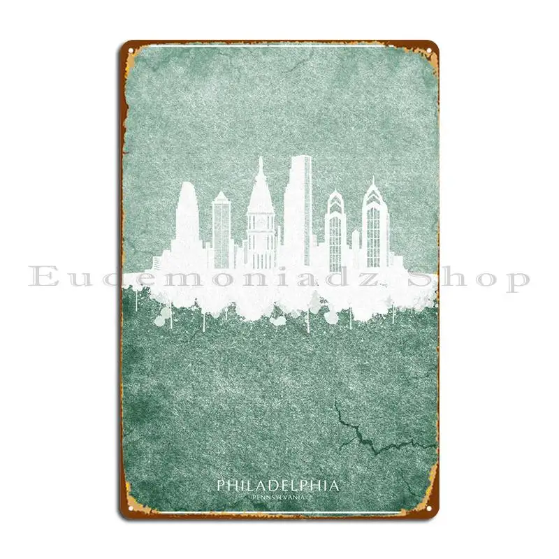 

Philadelphia Metal Sign Personalized Pub Home Print Cinema Tin Sign Poster