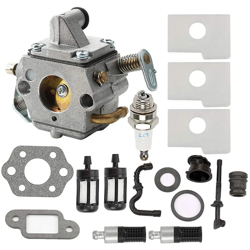 

Carburetor With Air Filter Fuel Filter Spark Plug For Stihl MS180 MS170 017 018 Chainsaw Replace 1130 120 0603