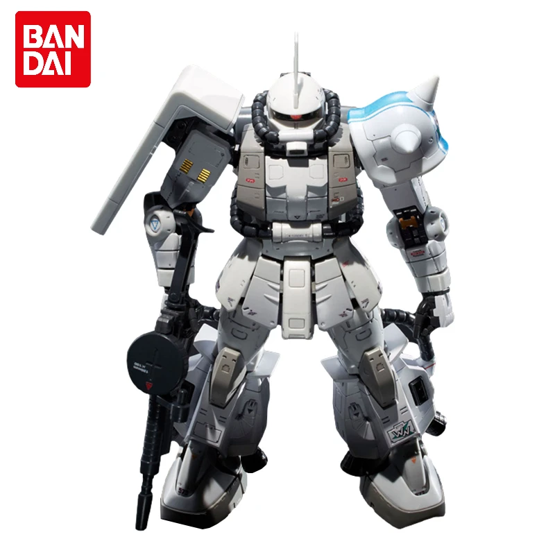 

Bandai Gundam Anime Figure PB RG 1/144 MS-06R-1A White Shin Matsunaga’s Zaku 2 Gundam Assembly Model Anime Action Figures Toys