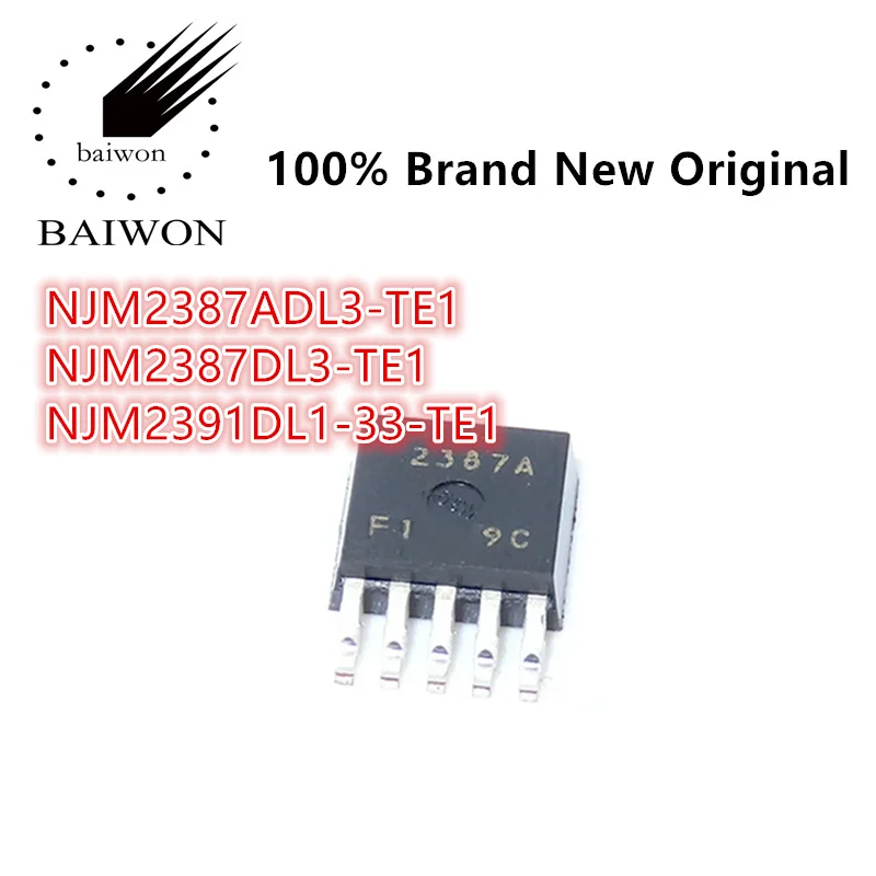 100% Новый оригинальный NJM2387ADL3 Series NJM2387ADL3-TE1 NJM2387DL3-TE1 NJM2391DL1-33-TE1 регулируемый низкий выпадающий чип регулятора