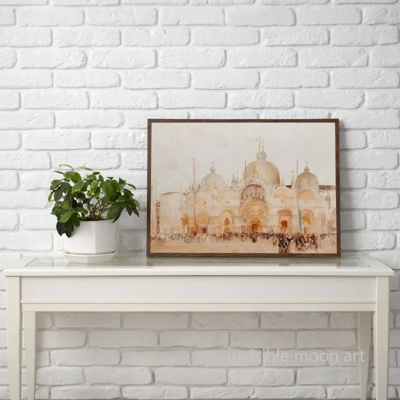 Винтажная антикварная архитектура и городской пейзаж богемный венецианский