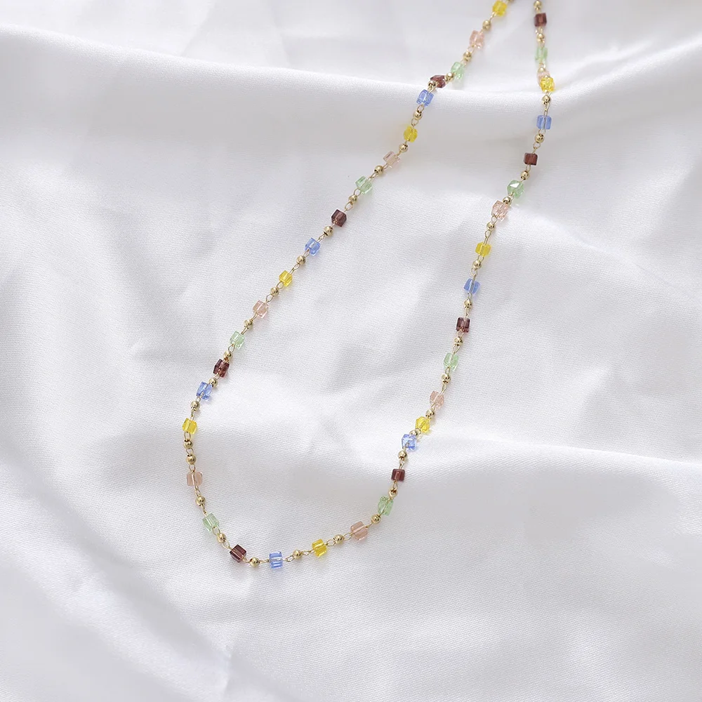 Ожерелье с бисером в стиле бохо