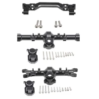 metal front bumper mount frame crossmember for 124 axial scx24 90081 axi00002 metal front rear axle diff cover