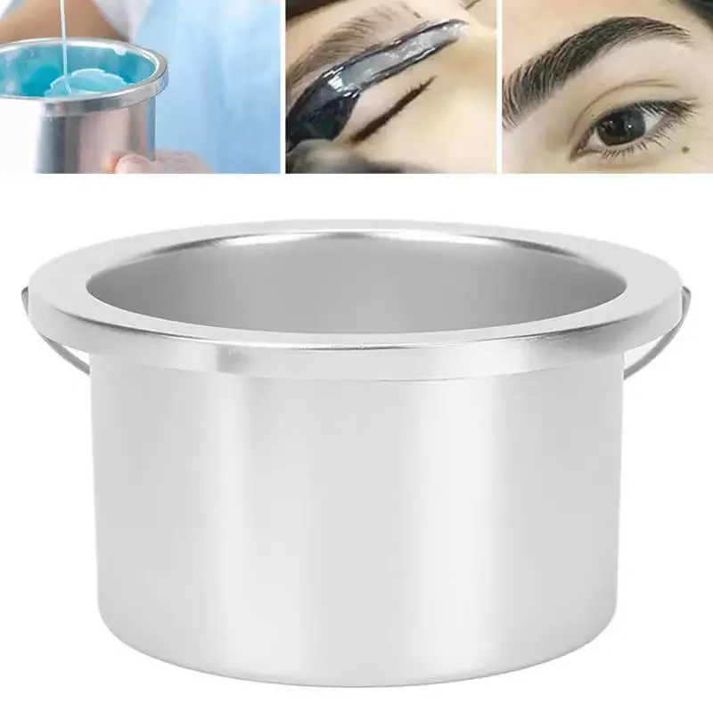 

105mm/100mm Wax Heat Machine Replacement Pot Aluminium Alloy Heating Quickly Evenly Wax Warmer Inner Pot Silver